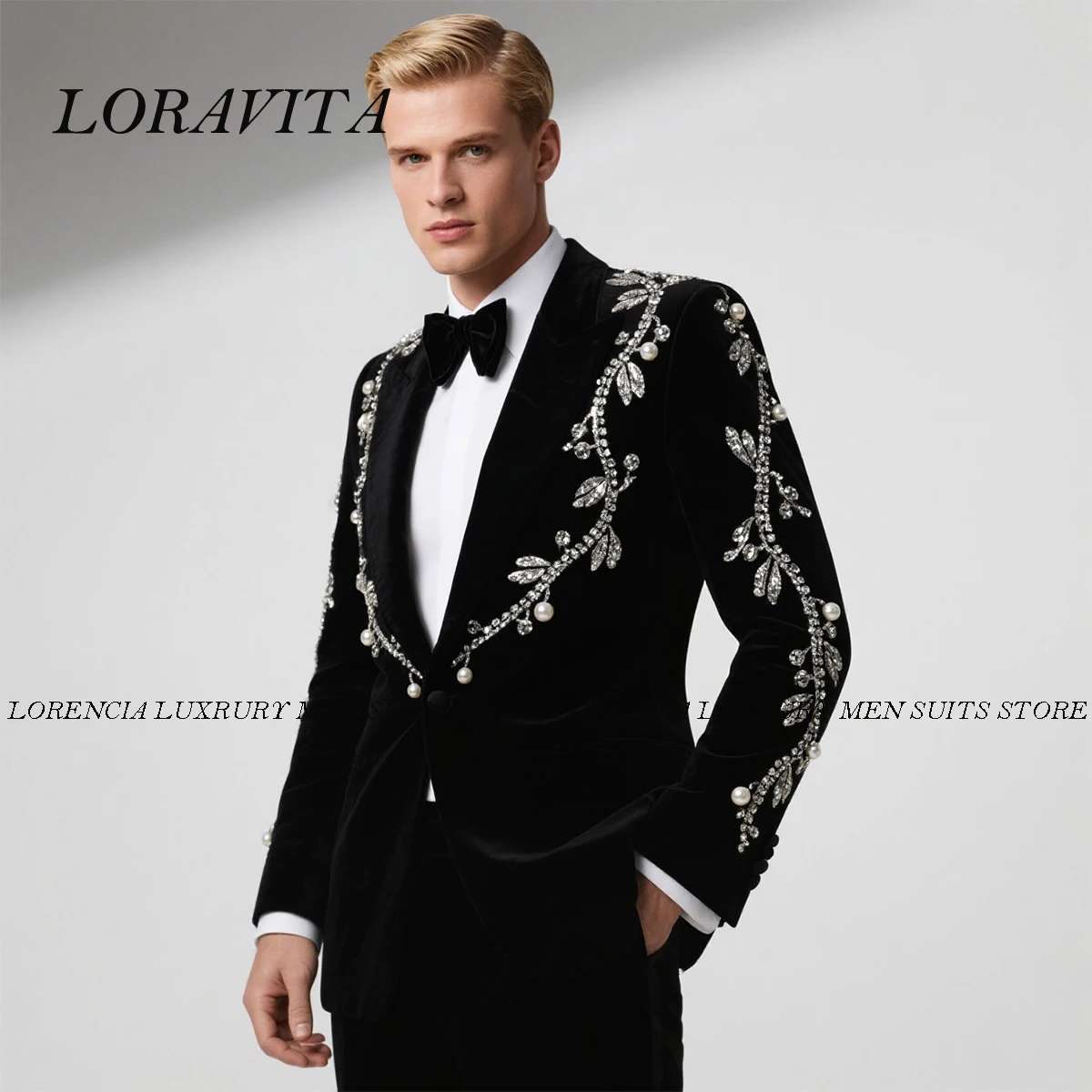 

Роскошные комплекты из 2 предметов с бриллиантовым орнаментом по индивидуальному заказу, мужские костюмы для жениха, мужские пиджаки для выпускного вечера, жаккардовые смокинги, свадебные костюмы для мужчин