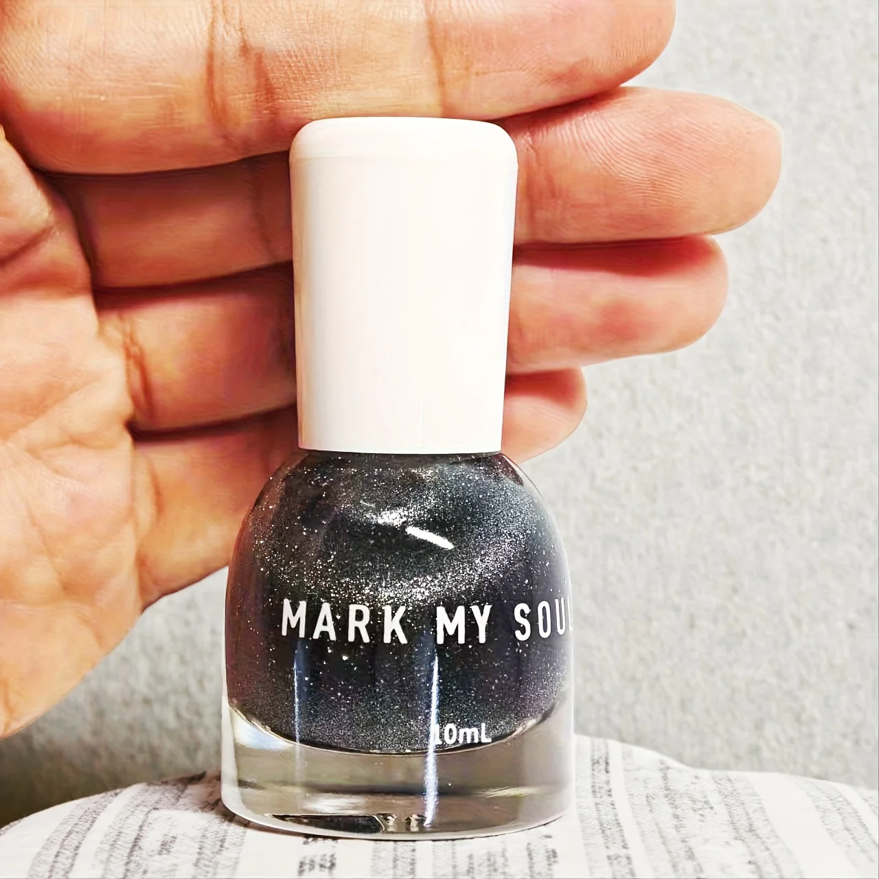 S128 블랙 스타리 스카이 베이킹 프리 캣아이 네일 폴리쉬