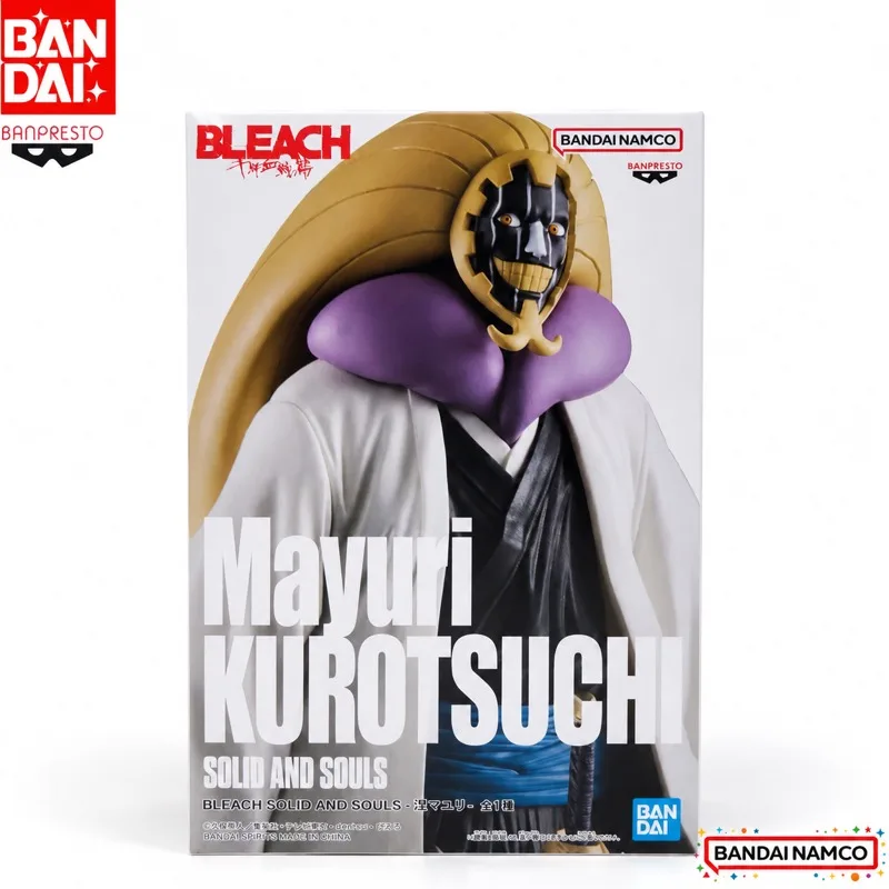 

In Stock Bandai Original Banpresto Bleach Kurotsuchi Mayuri Action Figure Model Doll Brand New Boxed Anime Characters Toys Model