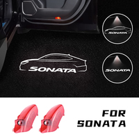 LED Ghost Shadow Projector Car Door Light Custom Laser Floor Welcome Lamp For Hyundai SONATA LF 2015 2016 2017 2018 2019