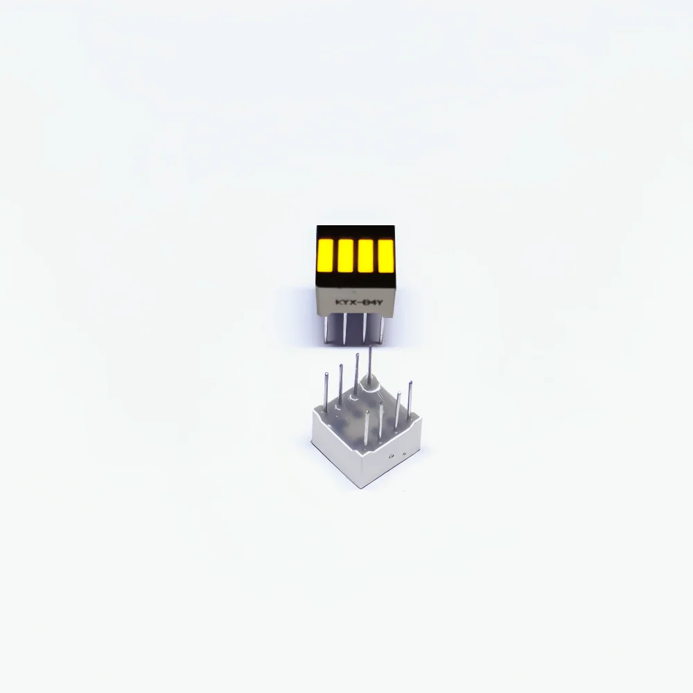 10PCS LED Display Module 4 Segment Bar Graph Ultra Bright Red Green Blue Yellow White Colors Multi-color Bar-Graph Module DIY