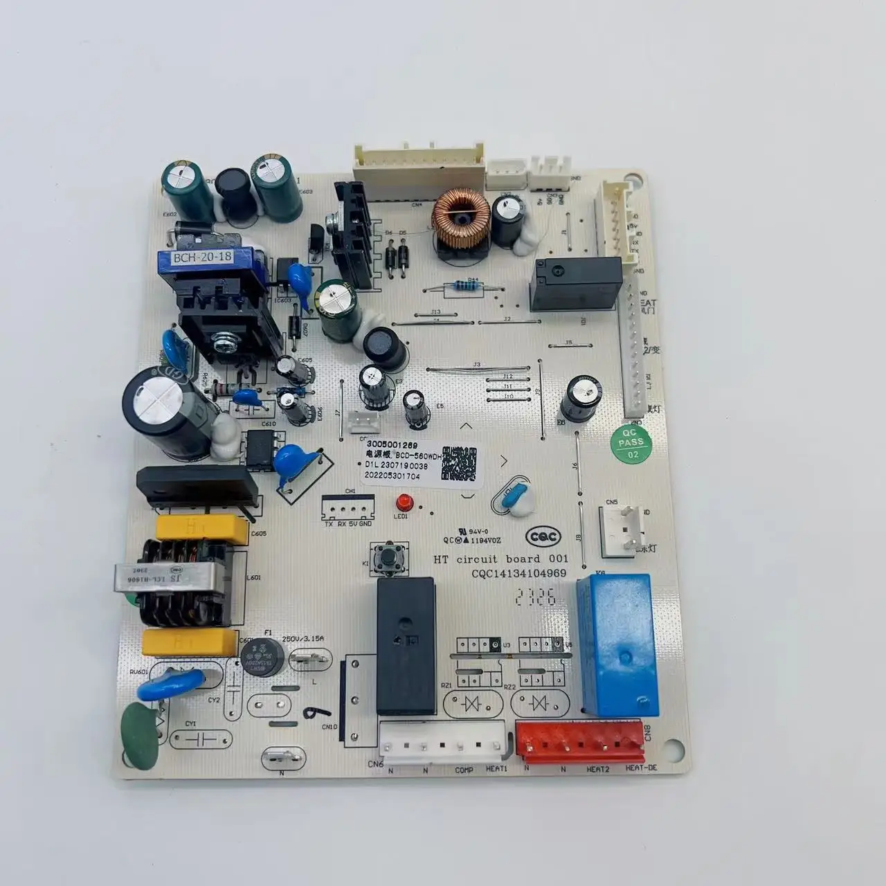 Applicable to the BCD-560WDH/WPG main control computer source display control board of the Aucma refrigerator, 3005001185