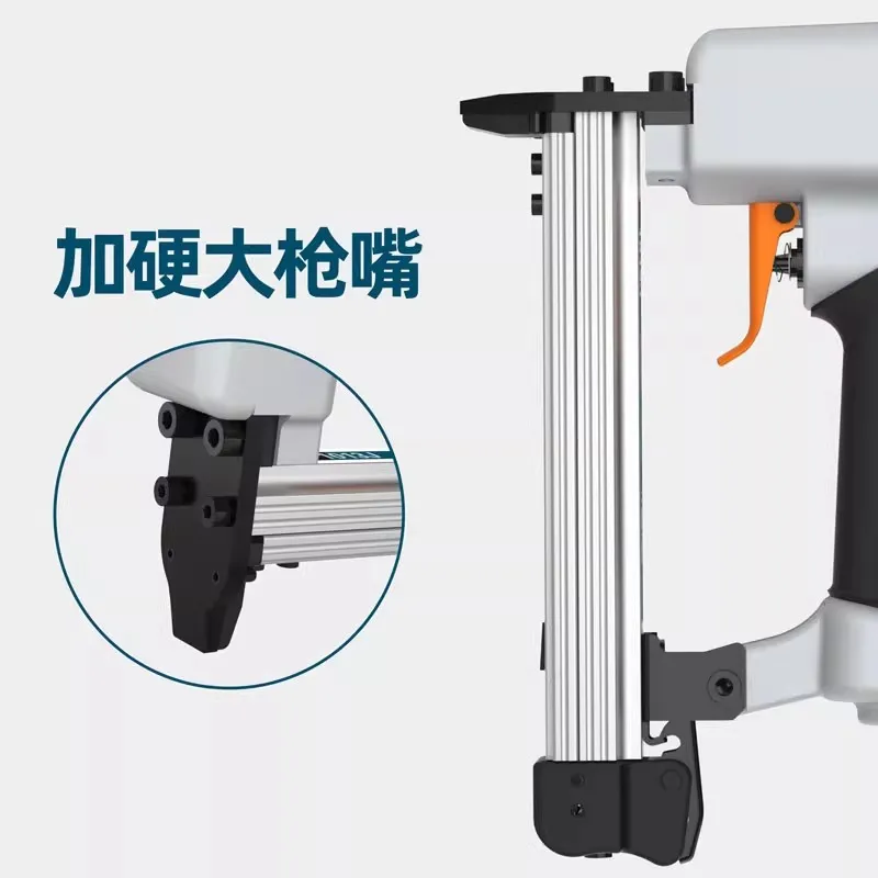 DAJ النجارة مسدس مسامير هوائي خاص 1013J ساحة مسدس مسامير U على شكل مسدس مسامير مسمار مطلق النار الديكور مسدس مسامير هوائي