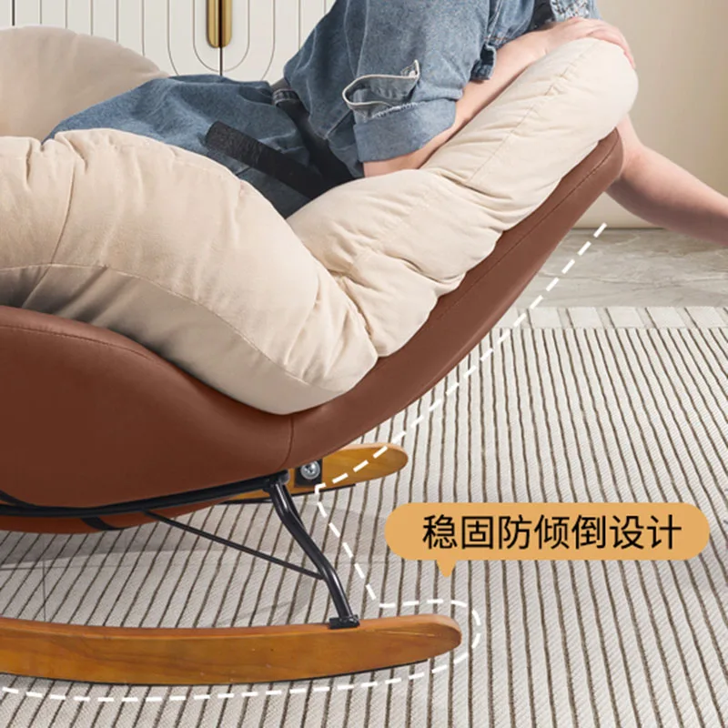 독서용 편안한 흔들 의자, 허영심 퍼프 라운지 악센트 의자, 거실 디자인, 편안한 Muebles Para El Hogar 살롱 가구