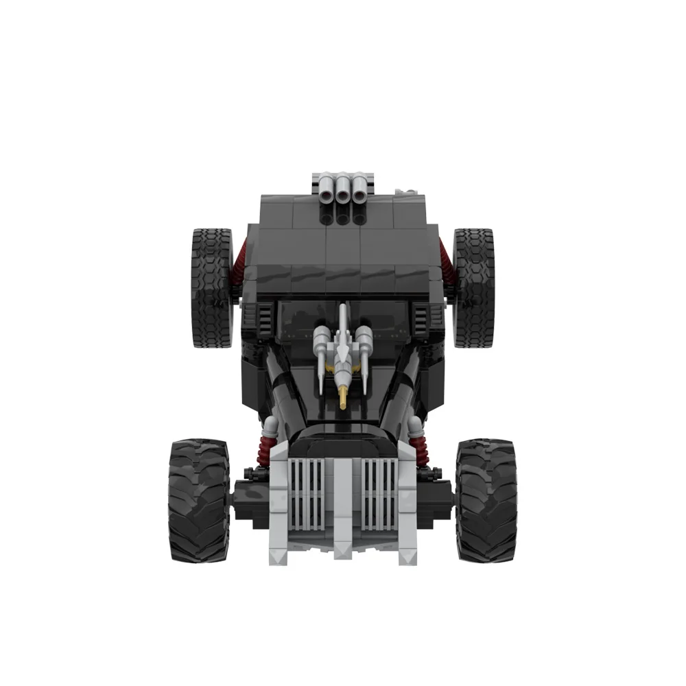 Gobricks MOC Mad Max Prikkelijke Zwarte Chariot Bouwstenen Model Film Mad Max Fury Godin Gemodificeerde Chariot Bricks Speelgoed Geschenken