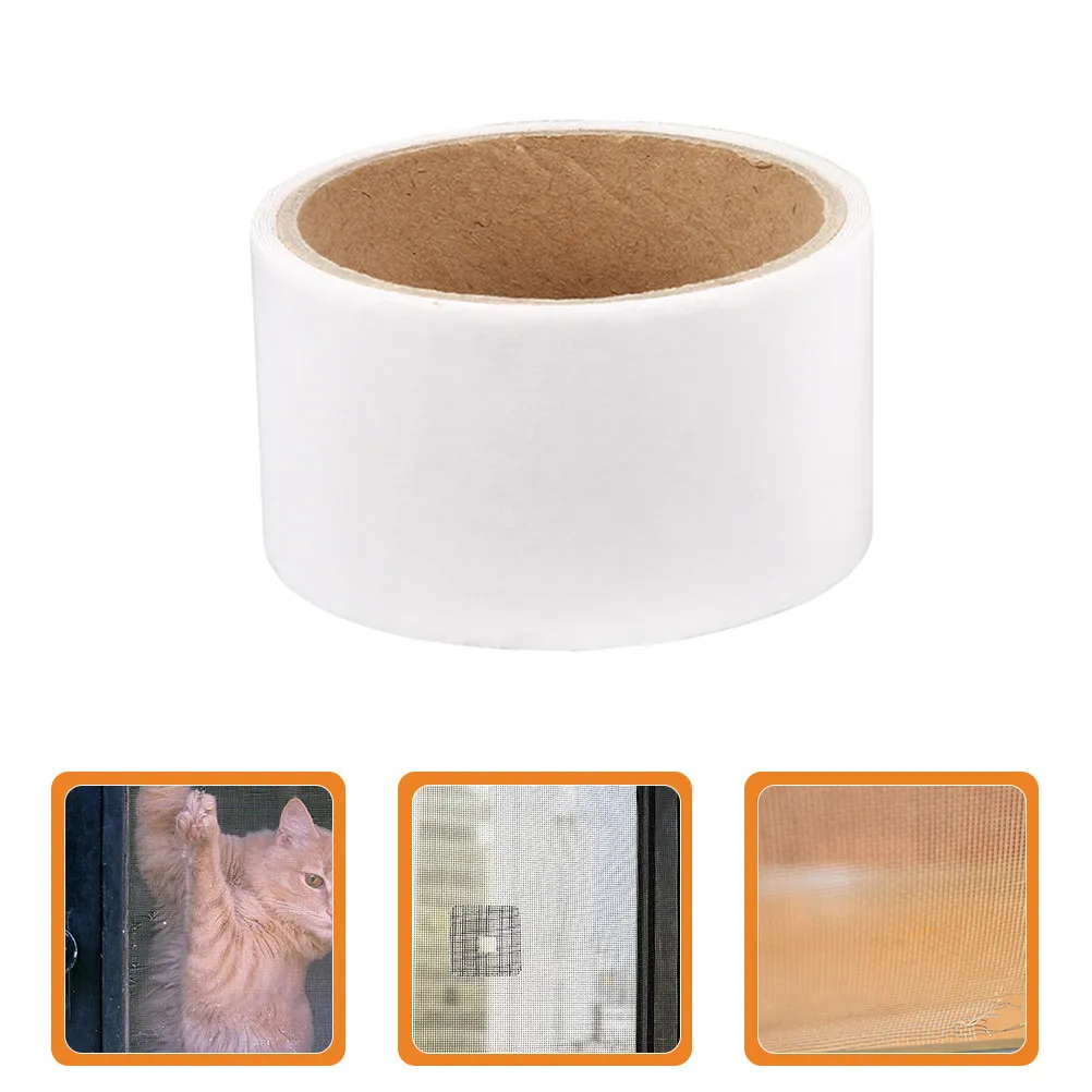1 Roll Heavy Duty Glass Fiber Window Screen Repair Tape Strong Adhesive Mosquito Proof Mesh Patch Self Adhesive Screen Tape