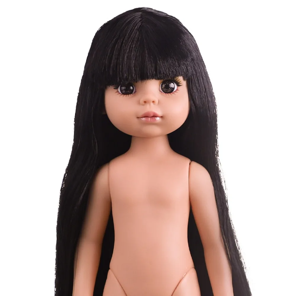 

Fashion Brown Eyes 12 Inch 30cm Height Blonde Hair Girl Dress Up Movable Humanoid DIY