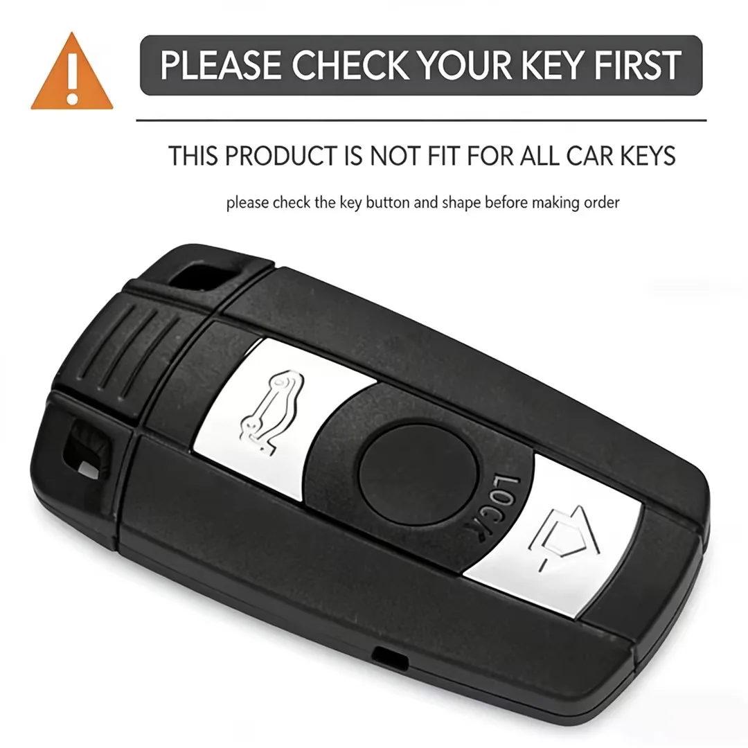 Silicone Remote Car Key Shell 3 Button Case Styling Cover Fob For BMW 1 3 5 6 Series E90 E91 E92 E60 E70 E71 E72 E82 E87 E88 E89