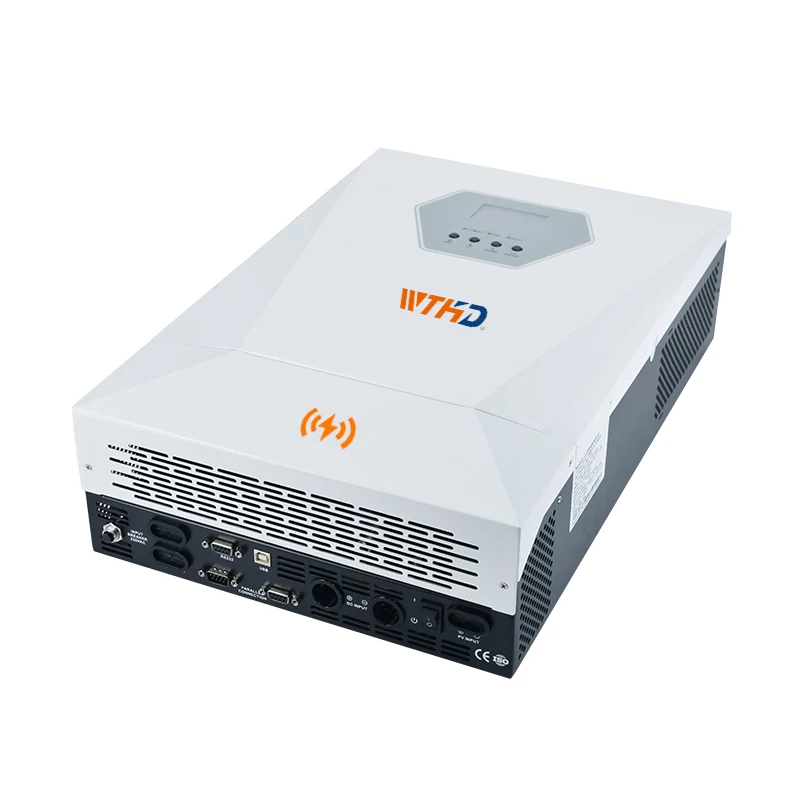 5.5KW مرحلة واحدة 5000 واط 5500 واط 48 فولت العاكس للطاقة الشمسية 5000 واط 5KW التيار المتناوب الناتج موجة جيبية نقية خارج الشبكة الهجين العاكس للطاقة الشمسية