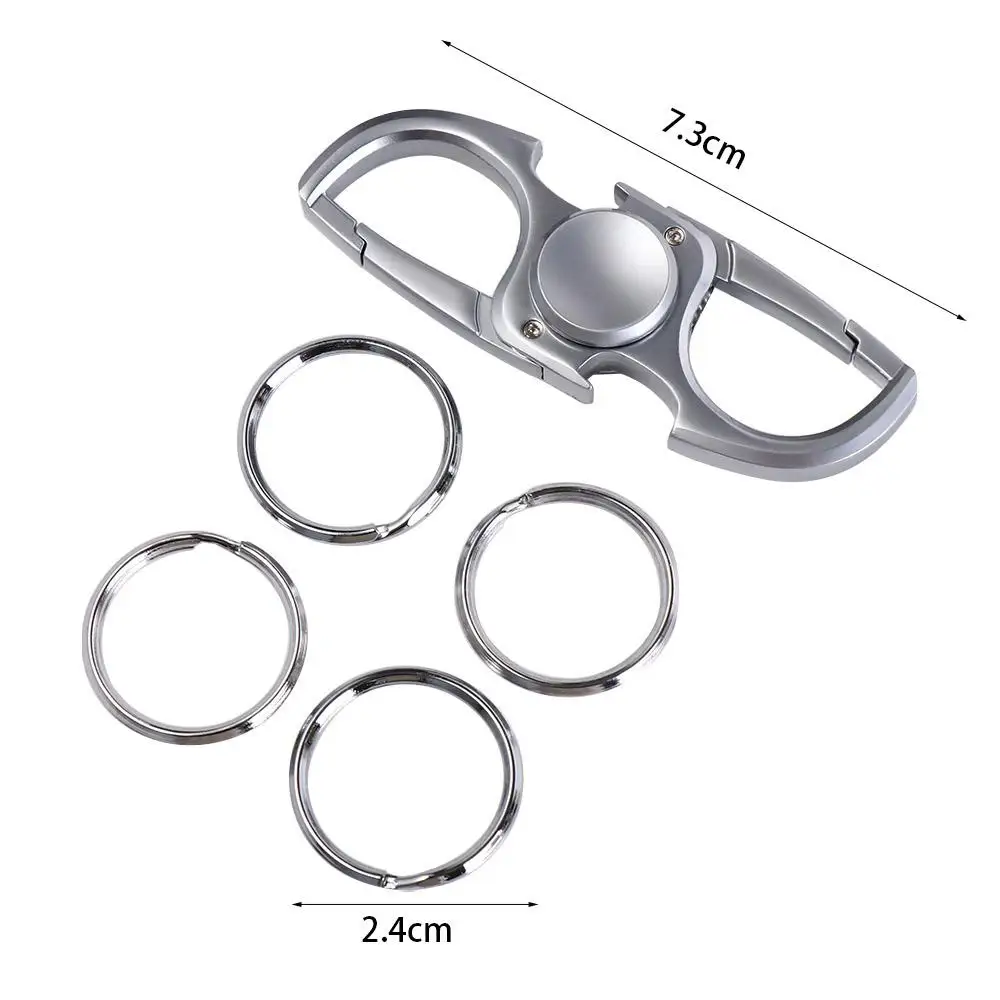 Hand Spinner Fidget Spinner Sleutelhanger Roestvrijstalen flesopener Fidget flesopener Creatief ontwerp Multifunctioneel