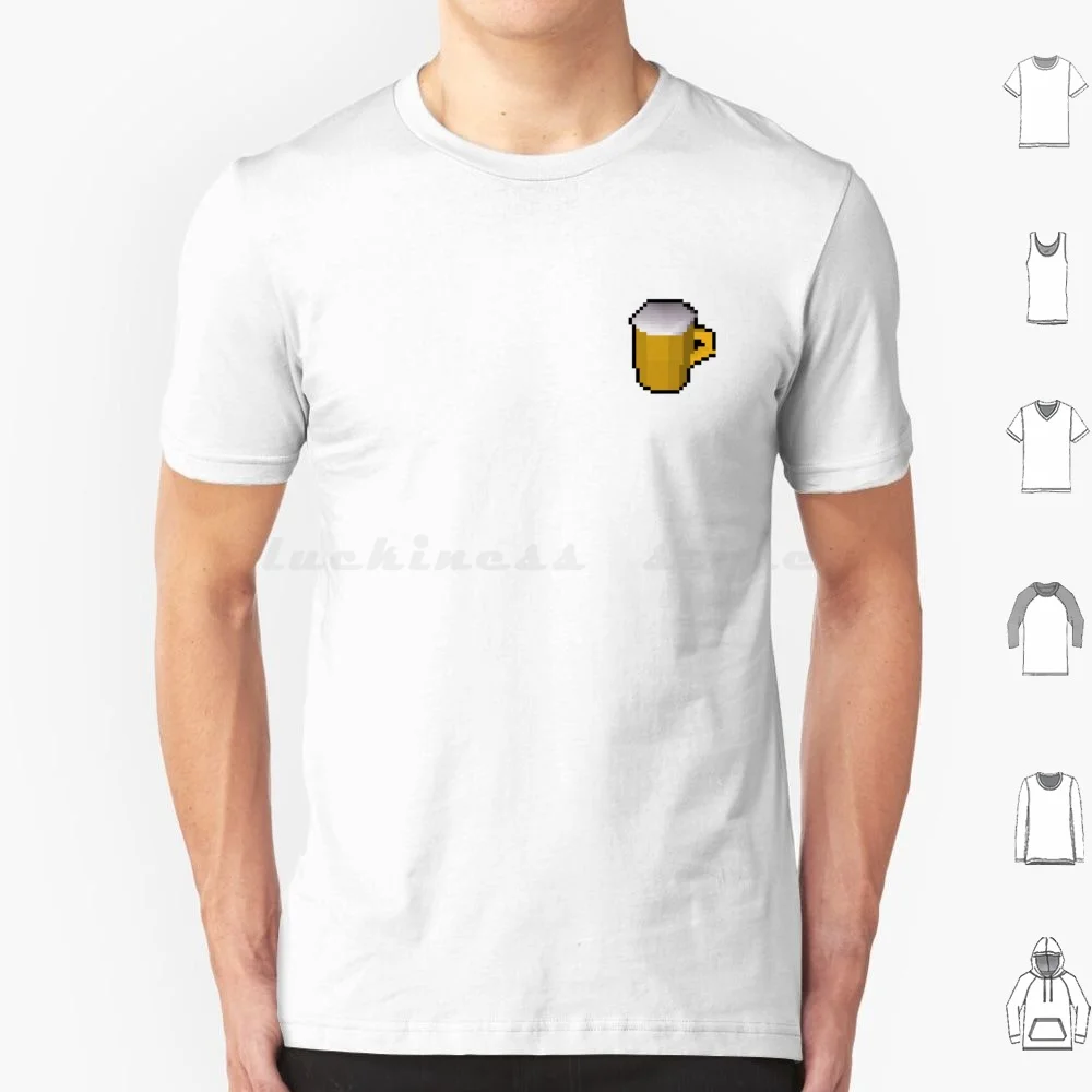 Beer Glass T Shirt Men Women Kids 6xl Level 99 Osrs Old School Runscape Oldschool Meme Nostalgia Pvp Mmo Videogames Osrs Art