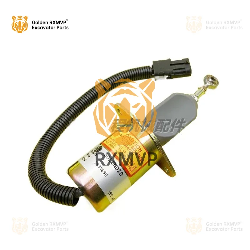 For Doosan daewoo 300-7Hyundai R305-7/300-5Stall solenoid valve3935650Oil cut-off valve flame extinguisher switch