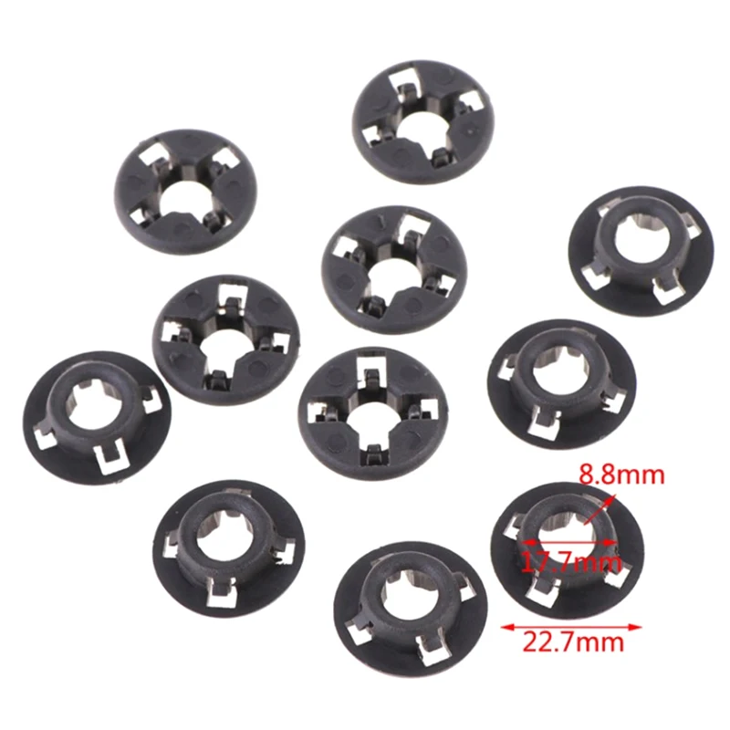 Automobile Parts2pc/10pcs Car Retainer Clip Set Bonnet Hood Support Prod Rod Clamp Holder Car Accessories view 5