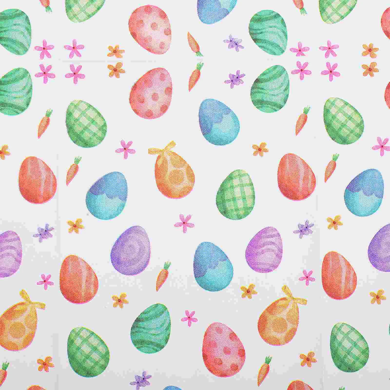 20 قطعة منديل عيد الفصح المتاح ديكور عطلة ورقة حفلة الأرنب احتفالي ماصة المسيل للدموع مقاومة أدوات المائدة