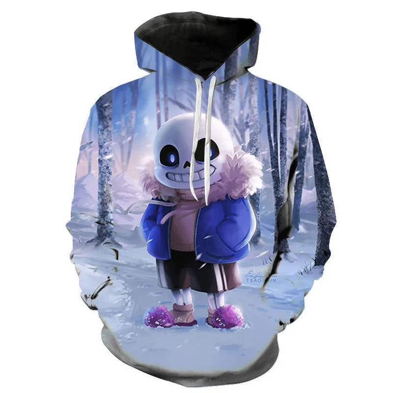 Autumn Undertale 3D Print Hoodies Game Sweatshirts Men Women Fashion Oversized Hoodie Pullovers Kids Hip Hop Tracksuit Clothing