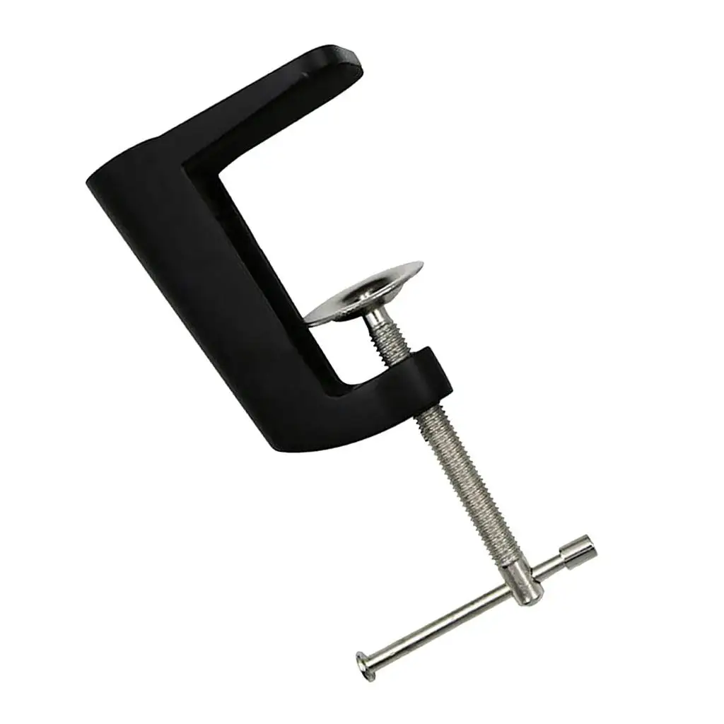 Adjustable Arm Clamp Versatile Lamp Clamp Base Durable Desk Clip Holder for Drawing Tables