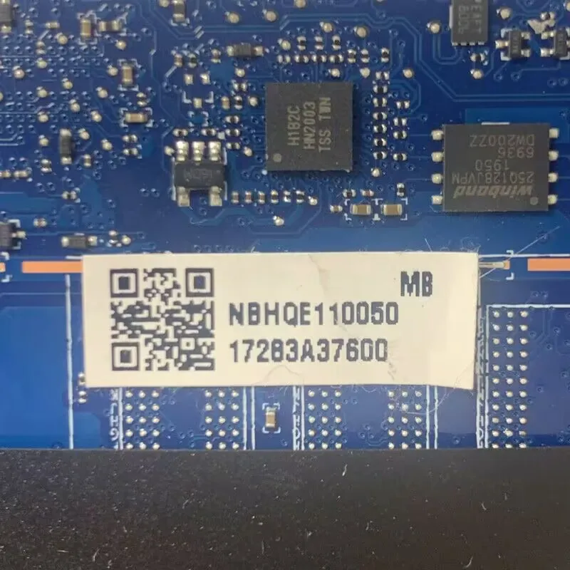 

Материнская плата для ноутбука Acer Chromebook 871, DA0ZARMBAG0, материнская плата NBHQE11005 с процессором SRGL3 5205U, 100% полностью протестирована, работает хорошо