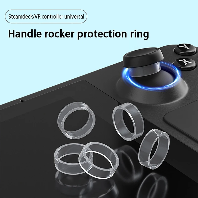 Joystick Protectors Invisible Elastic Rubber Anti-Wear Protector Ring Cover For Steam Deck Rog Ally Game Joystick Accessories