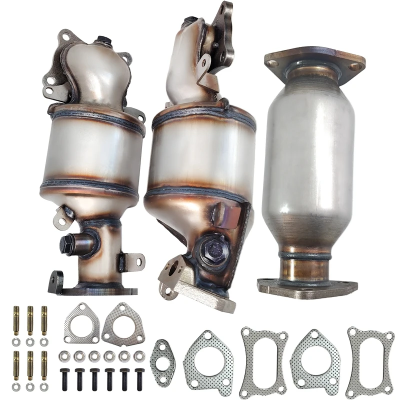 

Intelligent Library Exhaust Manifold For Honda Accord/Odyssey/Pilot/Ridgeline 2008-2015 Direct Fit Catalytic Converter