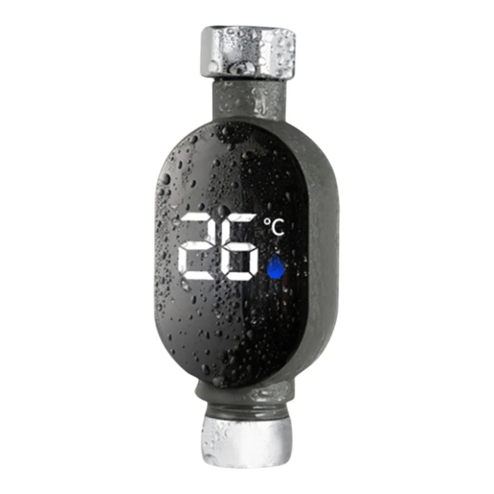 Время ванны, светодиодный дисплей температуры, сенсорная активация, точный датчик температуры воды, термометр с сенсорным экраном, простая установка