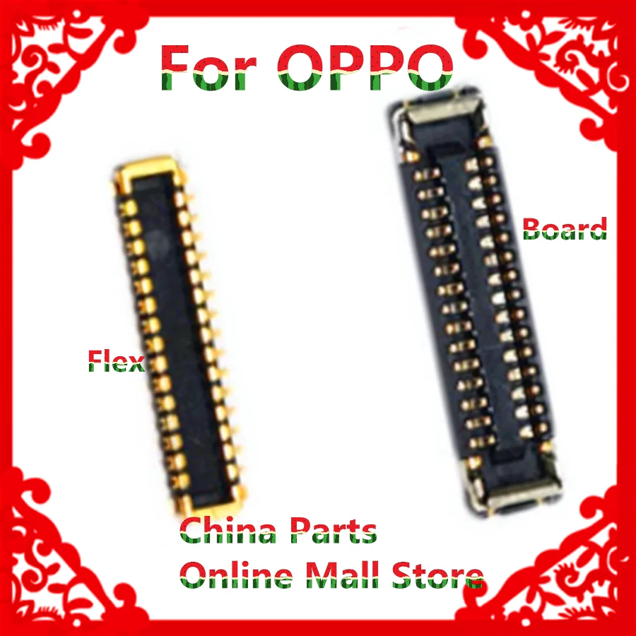 For OPPO Reno Ace Screen Assembly Inline Motherboard Display Seat and Bolt Plug Small Board Cable Connection Seat 30 Pin