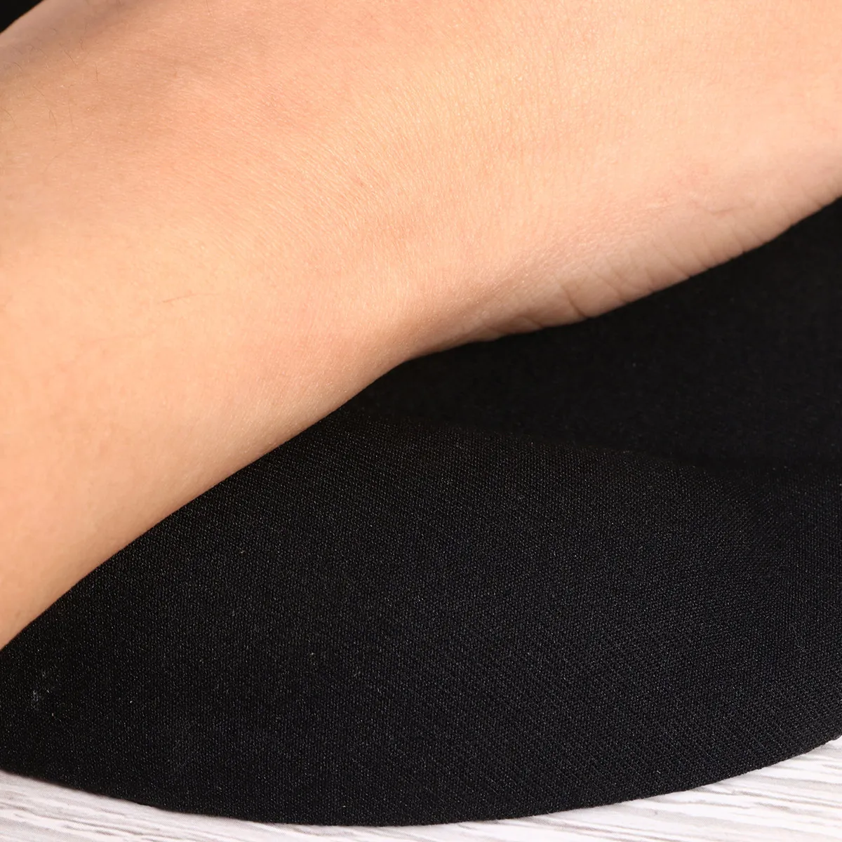 

Silicone Wrist Support Mouse Pad Black Ergonomic Gel Wrist Rest Office Gaming Computer Laptop Mouse Mat Soft Comfortable