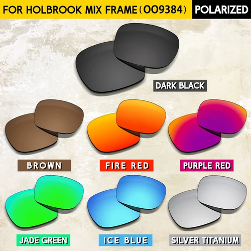 Adecuado para gafas de sol Oakley Holbrook Mix OO9384 de 57mm, lentes de repuesto compatibles con montura Oakley