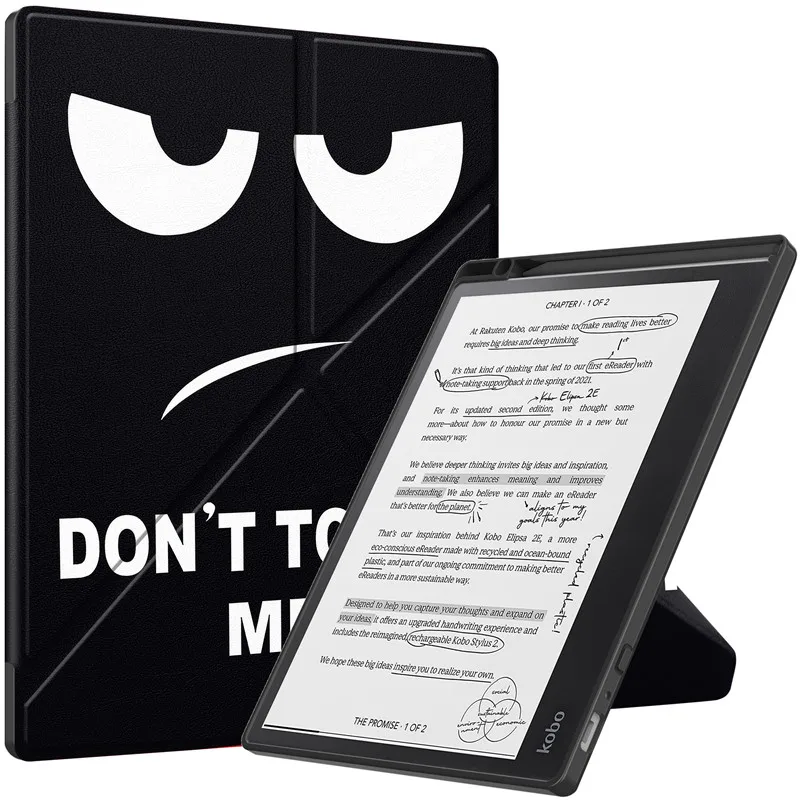 

Magnetic Fold Stand Leather Smart Cover For Kobo Elipsa 2e 2023 10.3 inch Cover Soft Back Case with Pencil Holder Funda