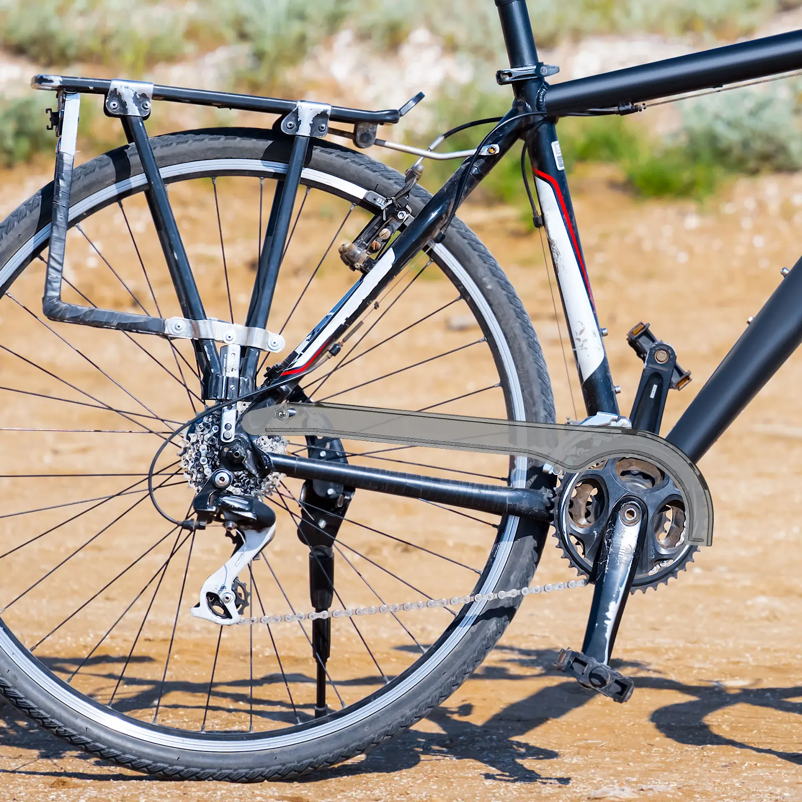 Universal Bicycle Chain Cover Oil-Proof Protector Guard For Mountain Road Bike Plastic Chain Guard Cover Easy Installation