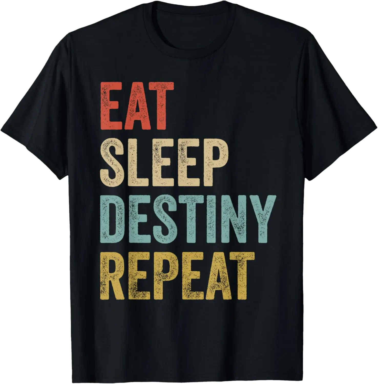 Eat Sleep Destiny Repeat Gamers Outfit Destiny T-Shirt