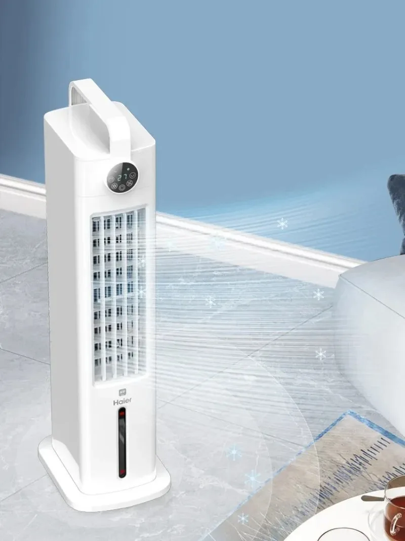 Haier Watergekoelde Torenventilator 220V 60W Energiebesparing Beweegbare Airconditioning Ventilator Bevochtiging Vloer Type Luchtkoeler Slaapkamer