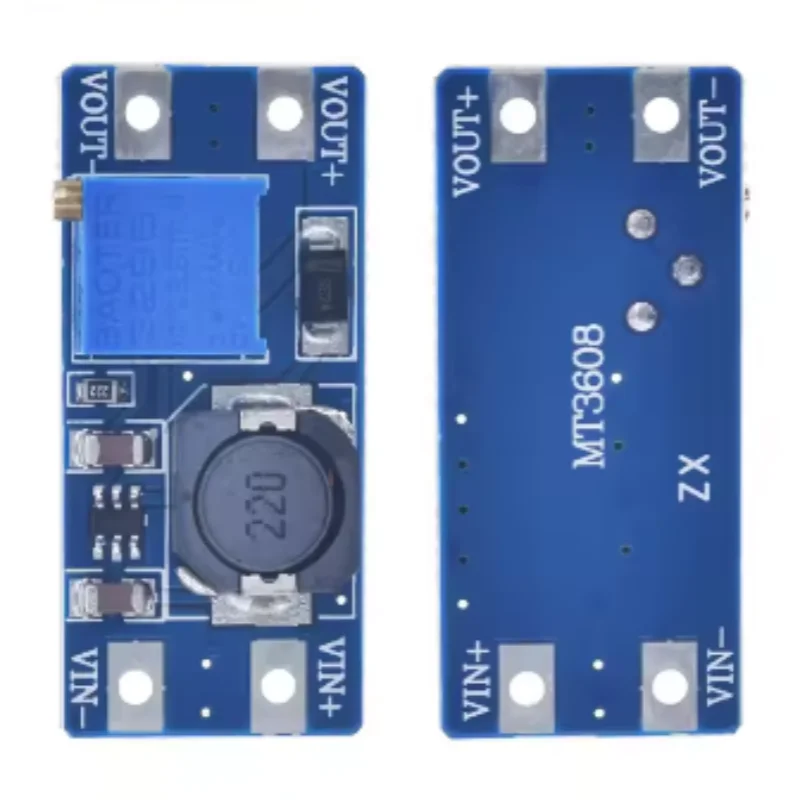10PCS MT3608 DC-DC Step Up Converter Module Adjustable Booster Power Supply Module Voltage Regulator 2A Max 2V-24V To 5/9/12/28V