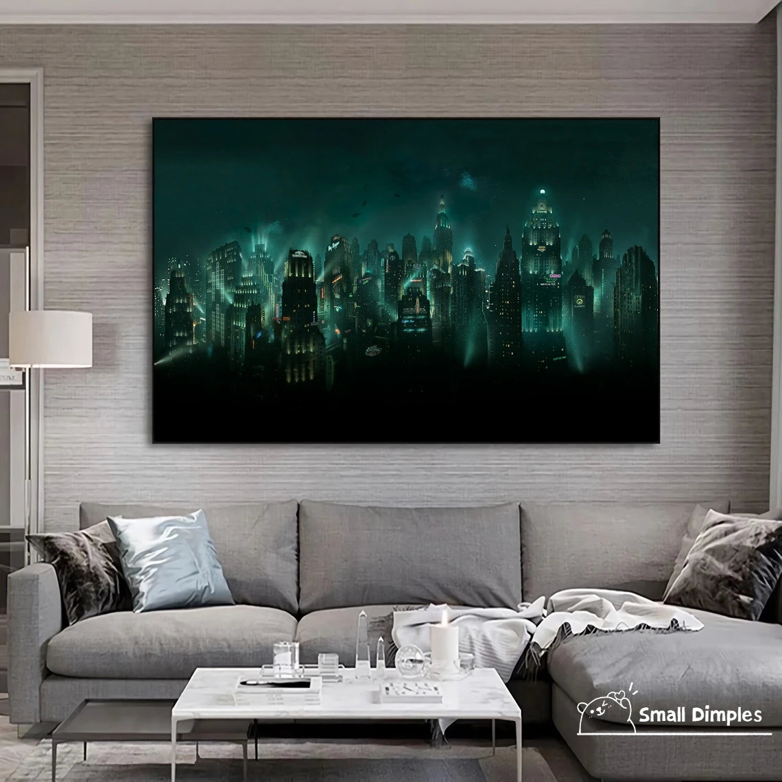 BioShock Game Poster Canvas Art Print Home Decoration Wall Painting ( No Frame )