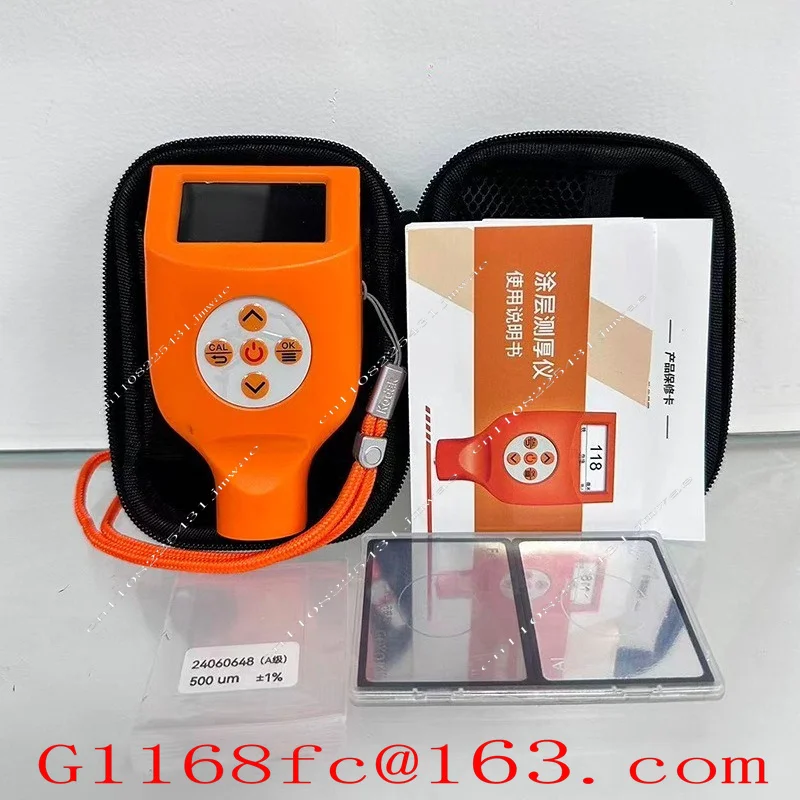 Coating Gauge, Dual-use for Iron and Aluminum, High-precision Digital Display Paint,Automotive Electroplating Film Cnt