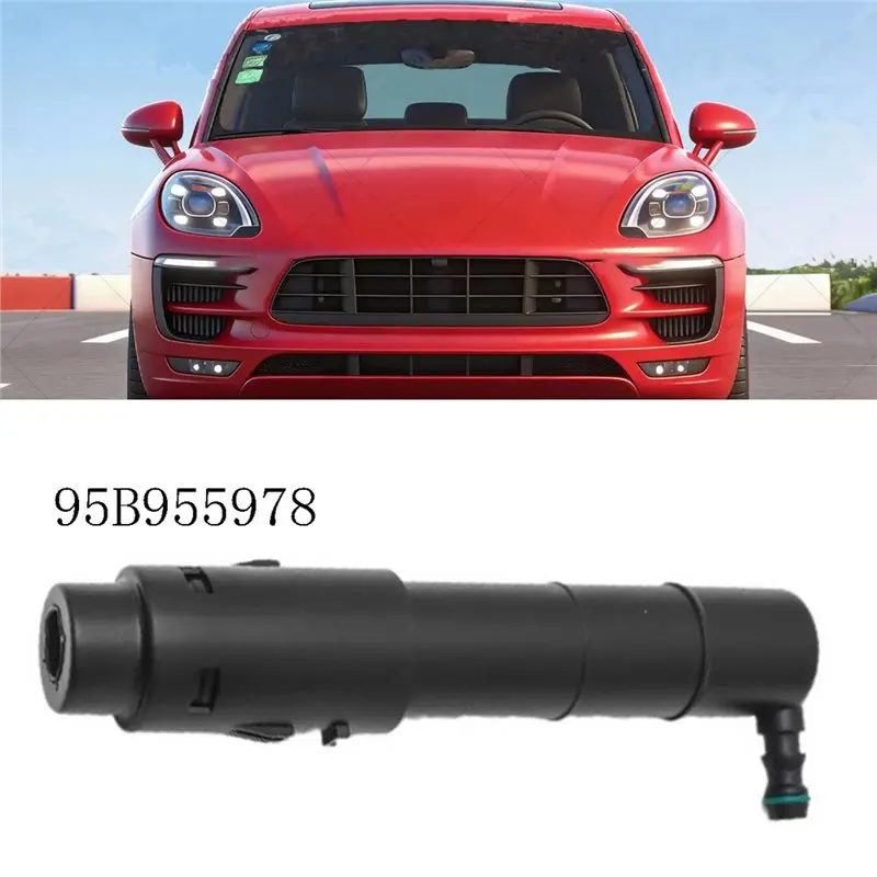 For Macan 2014-2019 Headlamp Replacement Headlight Washer Spray Nozzle- Jet Type- Part Number 95B955978-X59A