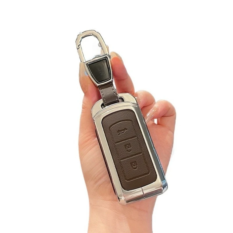 Zinc Alloy Key Cover Case for Mitsubishi Outlander/ASX/Eclipse Cross/Lancer/Pajero Sport (2023-2025) - Key Fob Shell