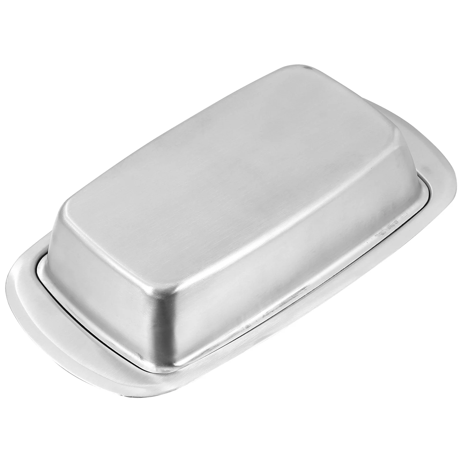 

Stainless Steel Butter Box Universal Insulation Plate Food Tray Dessert Dish with Lid Creative Multipurpose Safe