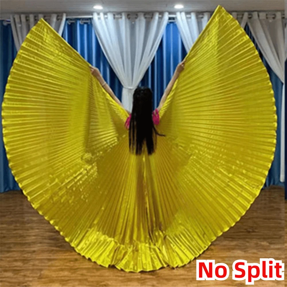 Kreative Bauchtanz-Flügel-Requisite, 360-Grad-Teleskopstange, großer Performance-Umhang, plissiert, weich, orientalische Tanz-Requisiten, Festival