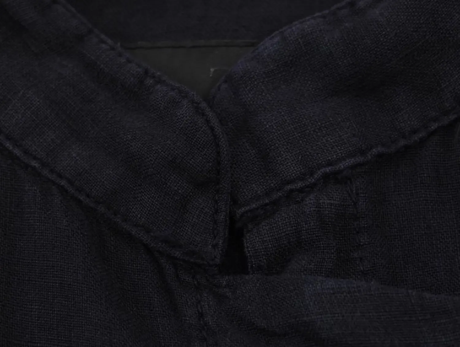BSAY 2026 Herbst Neue Elegante Einfarbige Chinesische Bluse mit Stehkragen, Froschknöpfen, Seitlicher Schnürung, Langen Ärmeln, Locker Sitzendes Freizeithemd für Damen – Detail 4