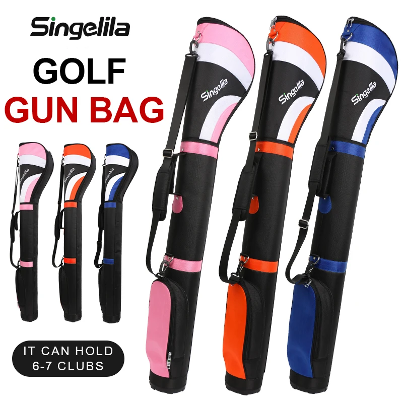 

Golf Nylon Bag Lightweight Convenient Hold 7 Club Golf Gun Sunday Bag Stand Cover Travel Multifunction Comfortable for Man Woman