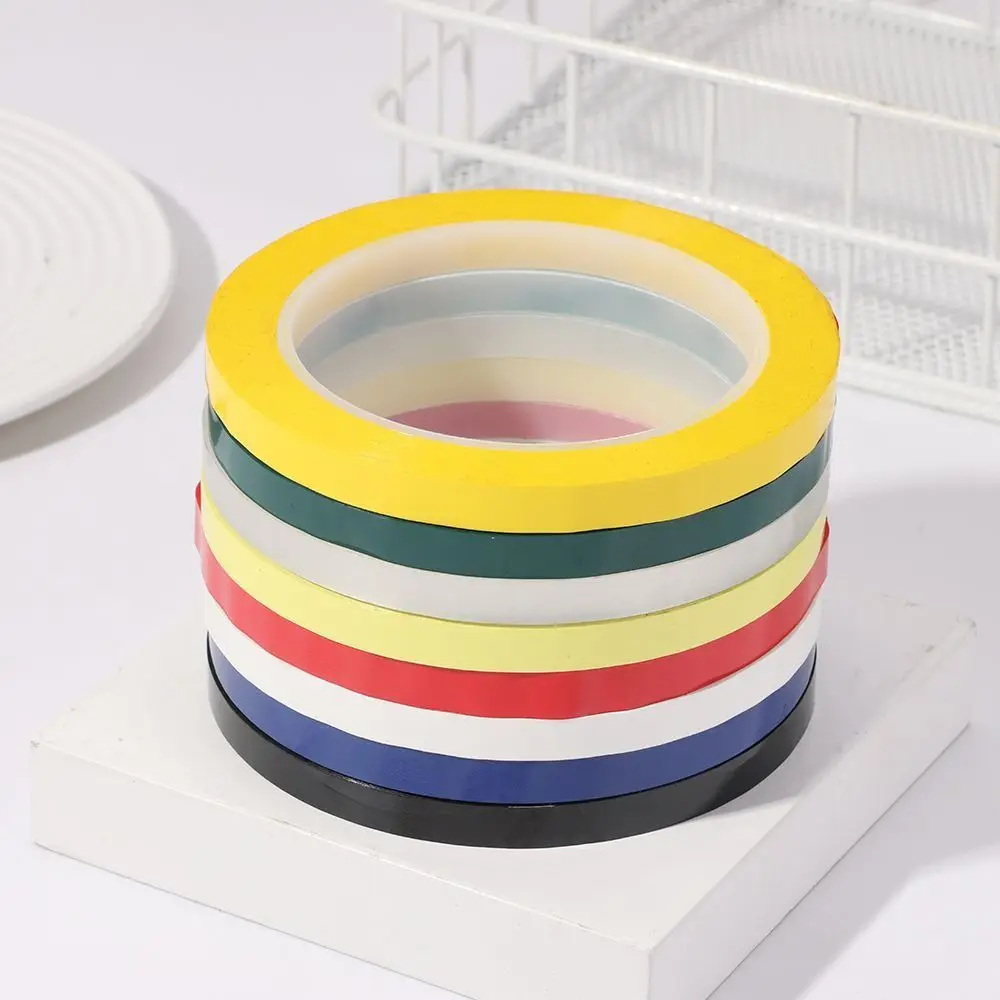 High Insulate 3/5/8/10mm Width Marking Tape 66 Meters Multicolor Coding Tape Mylar Tape