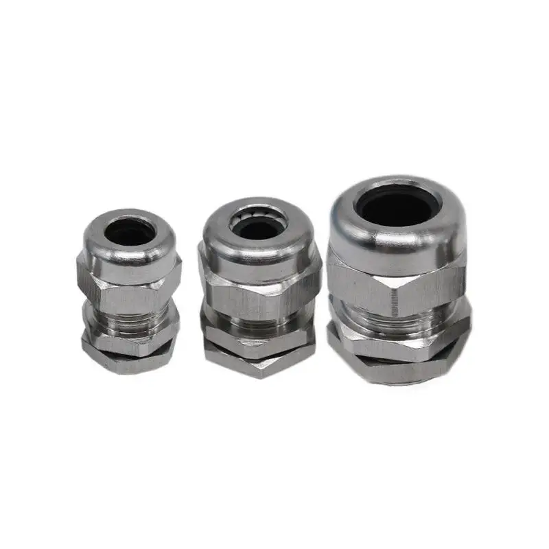 Stainless Steel Cable Glands Waterproof Dustproof Corrosion Resistant For Industrial Outdoor Electrical Wiring Projects