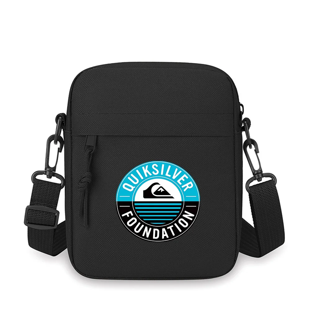 

Circle logo wave mountain design Men Crossbody Bag Single Shoulder Women Cartoon Anime Film Printing Design Unisex