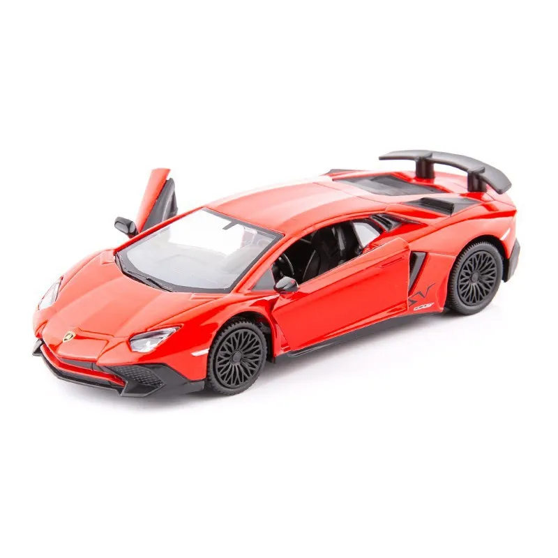 1:36 Lamborghini Gallardo Alloy children's rebound toy sports car model ornament