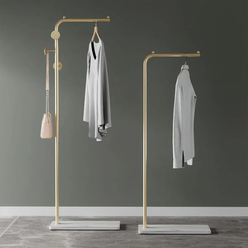 

Nordic Clothes Rack Floor Bedroom Simple Household Storage Rack Light Luxury Modern Rod Internet Celebrity Ins Coat Rack