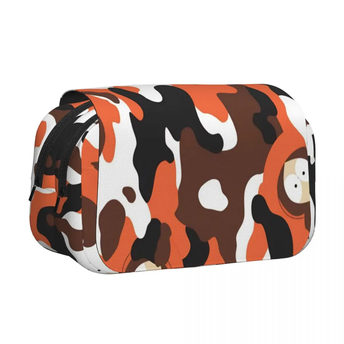 

Двойной футляр для ручек в форме ракушки, South Park Камуфляжный пенал-косметичка для школьных принадлежностей на молнии для студентов