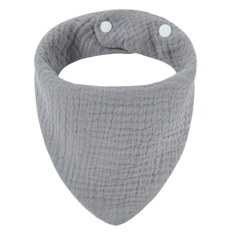 

Cotton Material Newborn Feeding Saliva Towel Soft Triangle Shape Baby Burp Cloth Absorbent Solid Color Drool Bandana Bib