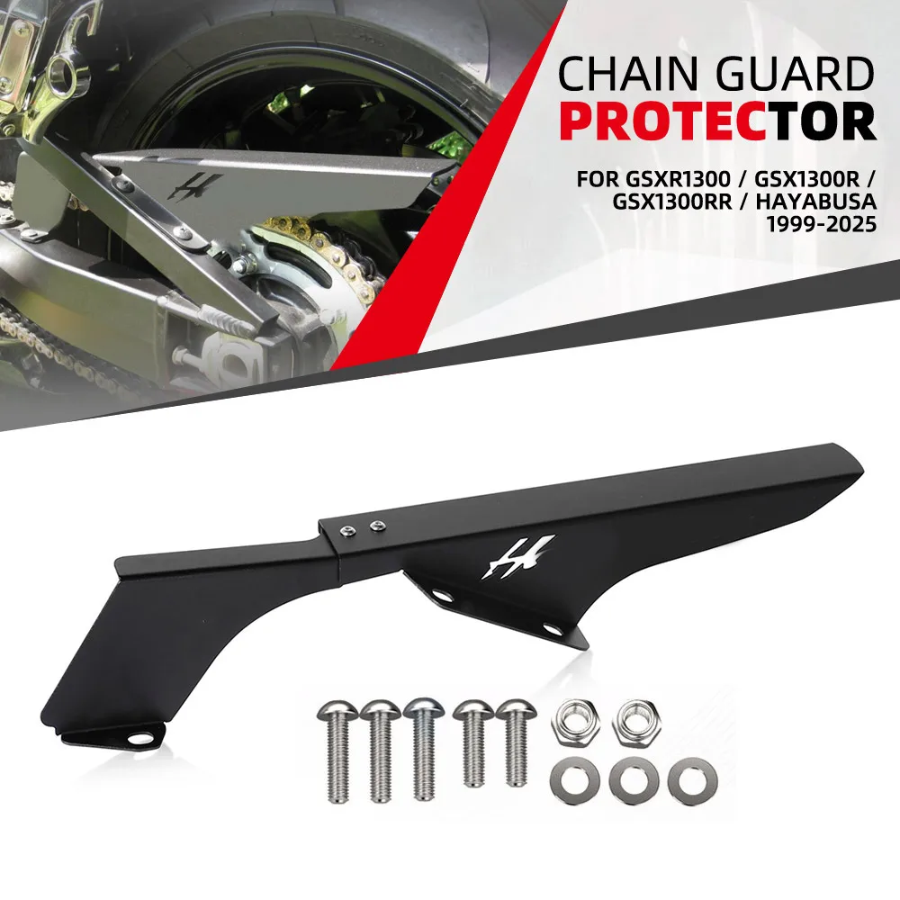 

FOR SUZUKI GSXR1300 GSX1300R GSX1300RR Hayabusa 1999-2025 2024 2023 Rear Sprockets Aluminium Chain Guard Cover Protector Kit