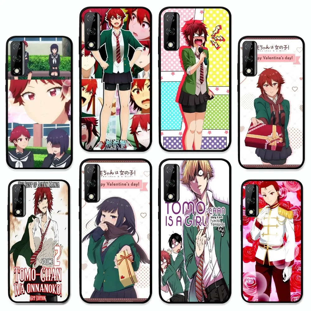 Tomo-chan wa Onnanoko Phone Case For Huawei Y9 6 7 5 Prime Enjoy 7s 7 8 plus 7a 9e 9plus 8E Lite Psmart Shell