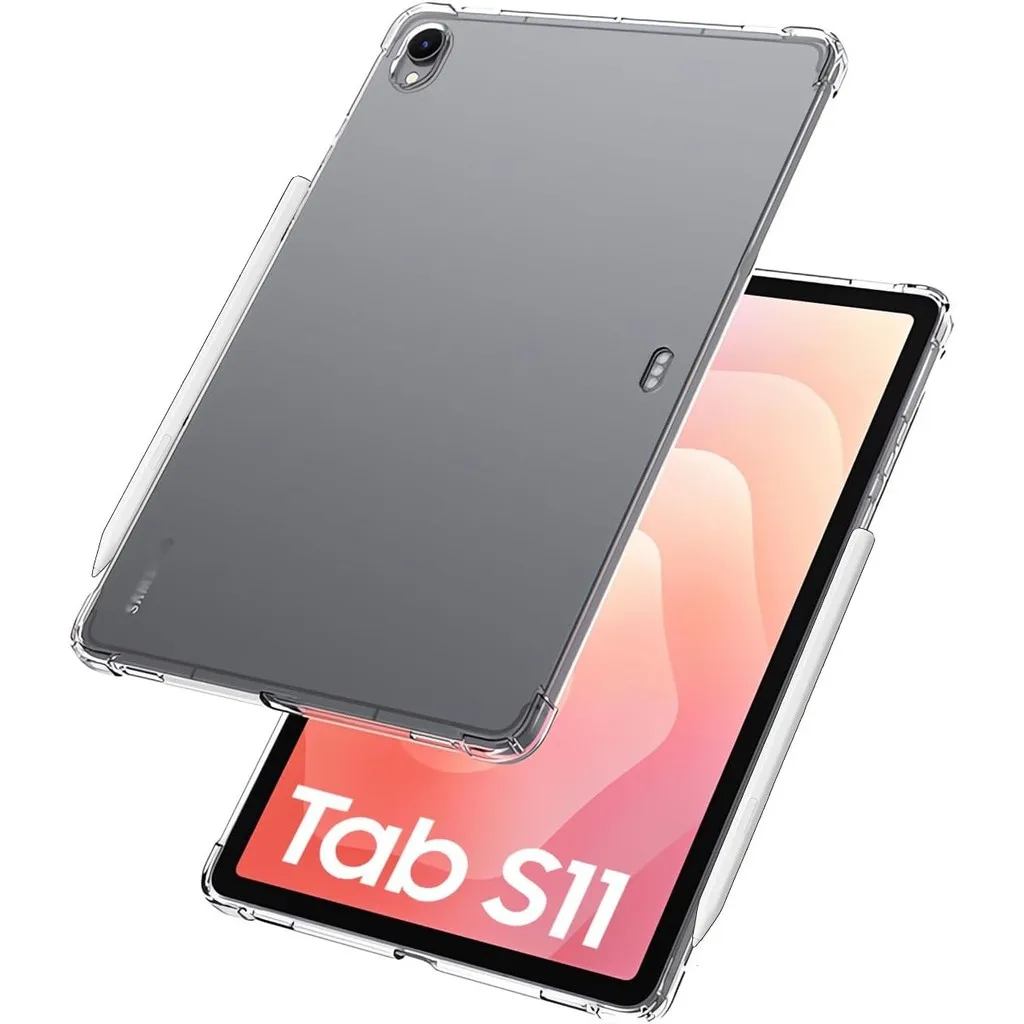 

Clear Case For Samsung Galaxy Tab S11 5G 11 inch 2025 SM-X730/SM-X736B Flexible TPU Cover Airbag Shockproof Case